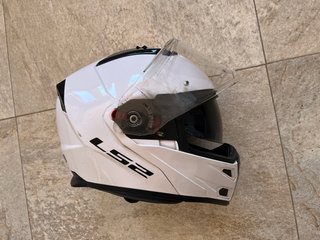 Casco de moto LS2 METRO blanco Talla M