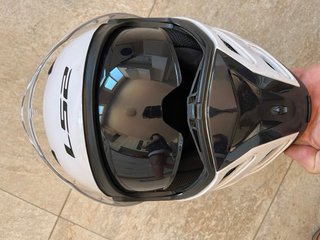 Casco de moto LS2 METRO blanco Talla M