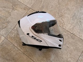Casco de moto LS2 METRO blanco Talla M