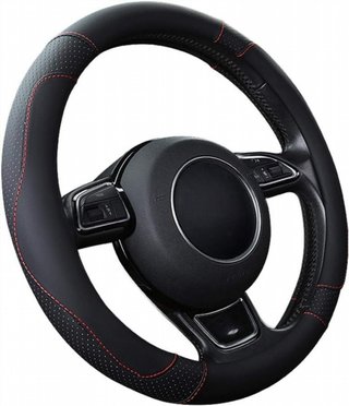 Funda volante cuero microfibra antideslizante