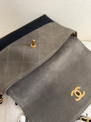 Bolso Chanel Negro y Gris