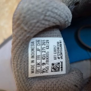 Zapatillas Adidas Talla 43 Azul y Gris