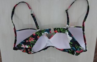 Bikini Talle Alto Estampado Tropical