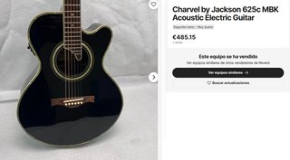 Guitarra Acústica Eléctrica Charvel Jackson 625C