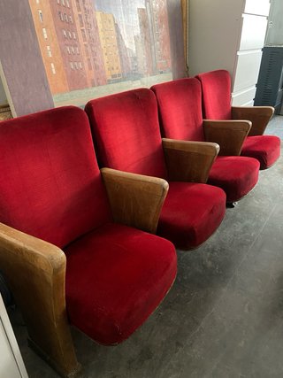 Butacas de cine vintage años 60 Se venden por unid