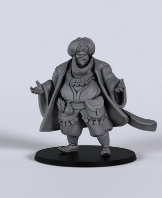 Khalid al-Bazaar - Arabian Nights - Miniatura