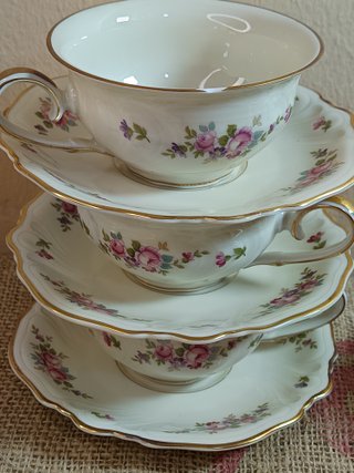 Tazas de Té Rosenthal Viktoria Porcelana