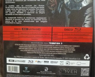 Terrifier 3 4K UHD Blu-ray con slipcover