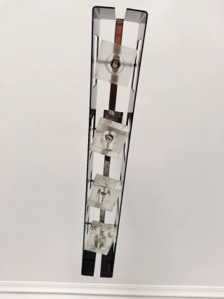 2 Lámparas de techo moderna cristal y metal
