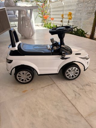 Coche de arrastre Land Rover Blanco
