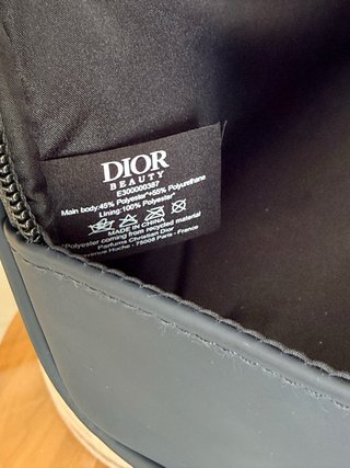 Neceser Dior Beauty Negro/Azul personalizado