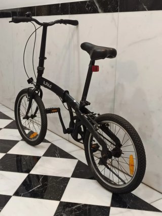 Bicicleta plegable B-fold Bici Decathlon