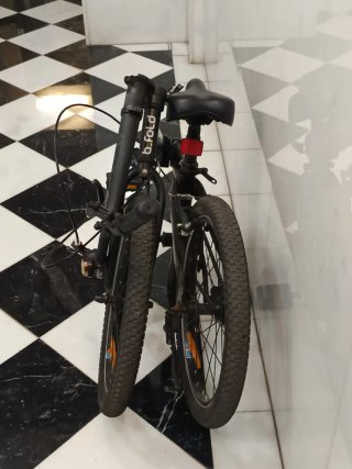 Bicicleta plegable B-fold Bici Decathlon