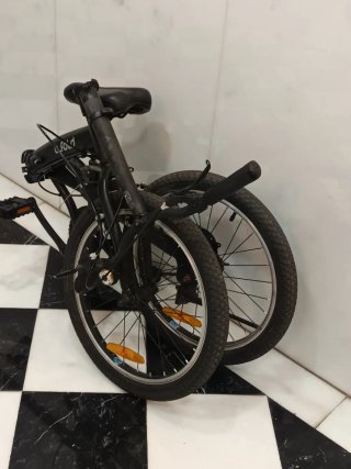 Bicicleta plegable B-fold Bici Decathlon