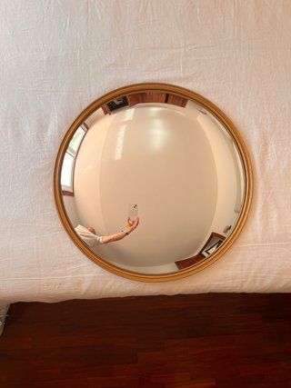 Espejo Convexo Dorado Zara Home