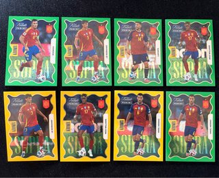 Lote 4 cromos Panini Tributo España fútbol
