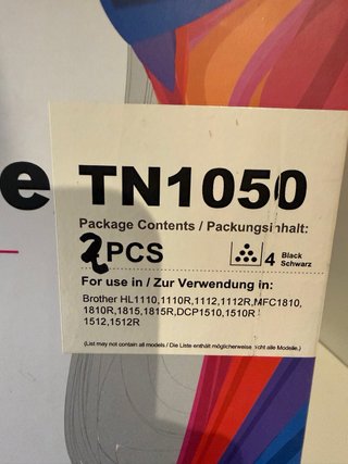Set 2x Toner Compatibili TN1050 per Brother