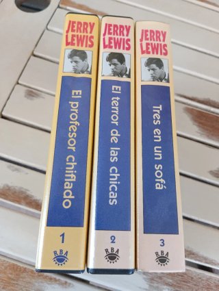 3 Películas Jerry Lewis VHS