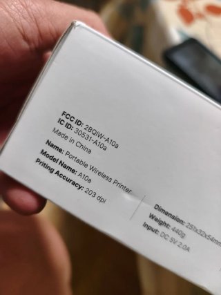 Impresora Térmica Portátil X8 A4