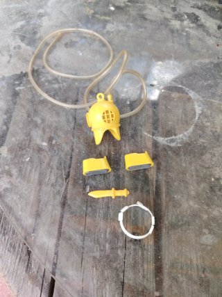Lote Playmobil Buzo Completo