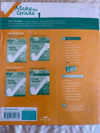 Make the Grade Workbook. Bachillerato 1
