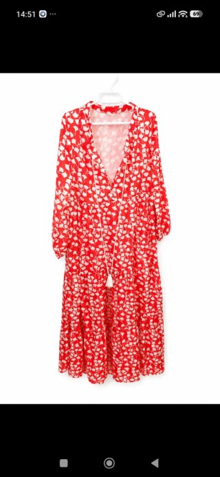 Vestido estampado verano talla S