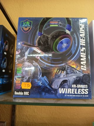Cascos Gaming KR Inalámbricos RGB
