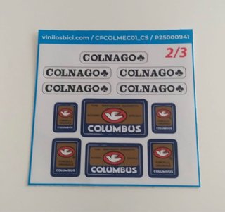 Pegatinas bici Colnago/Columbus