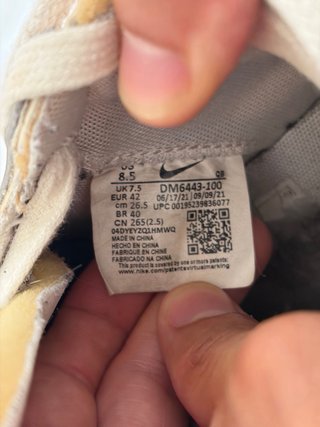 Nike Blazer Low Sacai - White Patent Leather 42EU