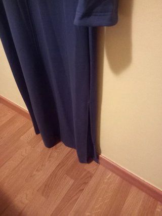 Vestido largo azul talla M/L