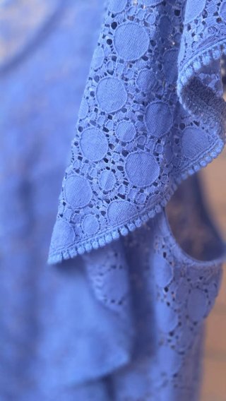Top Pedro del Hierro azul talla M