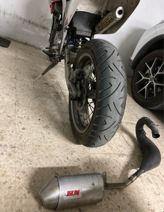 Honda Cr 125 Derrapage Supermotard