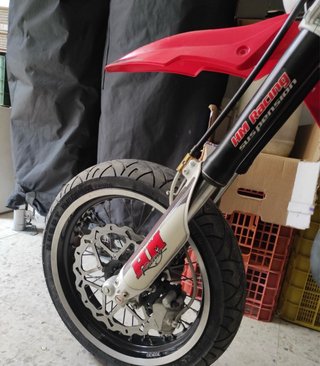Honda Cr 125 Derrapage Supermotard