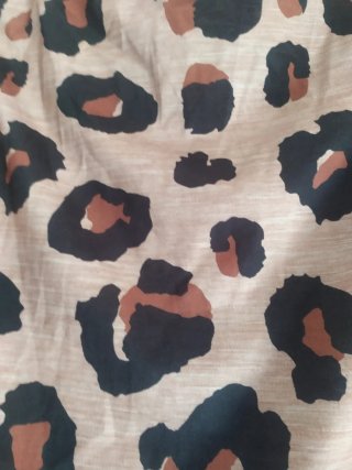 Camiseta sin mangas con estampado de leopardo