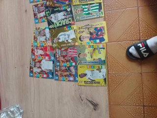 Colección cromos liga fútbol 2-3 años