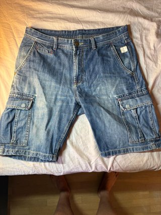 Bermuda vaquera cargo Studio Classics hombre