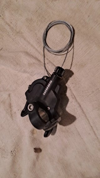 Comando Sram 3v e deragliatore Microshift