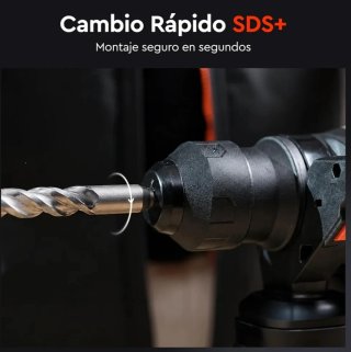 KIT Martillo Perforador SDS Plus 20V Brushless