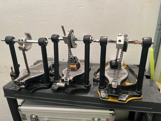 3 Pedales Bombo Batería Mapex