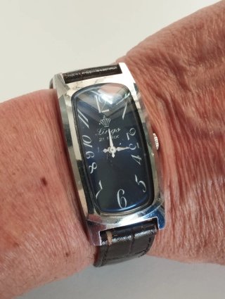 Orologio Lings Argento Blu 21 Rubini