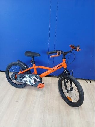 Bicicleta niños 16 pulgadas Btwin 500 Robot naranja 4,5-6