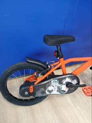 Bicicleta niños 16 pulgadas Btwin 500 Robot naranja 4,5-6