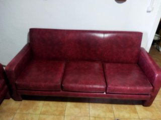 Sofá sky granate 3 plazas +2 sillones