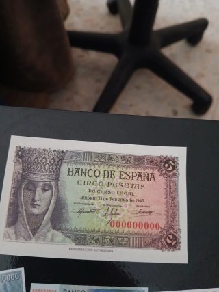 Colección Billetes Peseta ABC