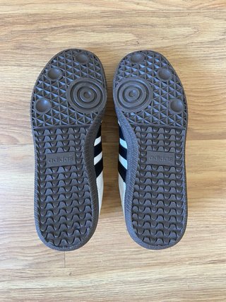 Adidas Zapatillas Samba Blancas y Negras Talla 38