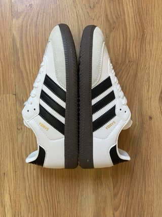 Adidas Zapatillas Samba Blancas y Negras Talla 38
