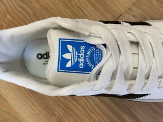 Adidas Zapatillas Samba Blancas y Negras Talla 38