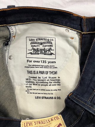 Levi's Shorts Uomo Denim Scuro Vintage