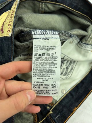 Levi's Shorts Uomo Denim Scuro Vintage