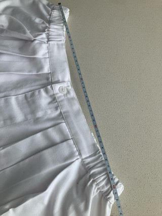 Pantalon Zaragüel Plisado Blanco